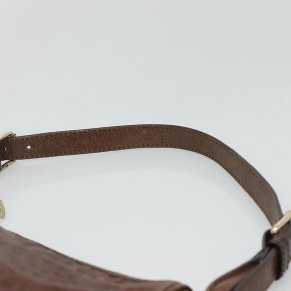 CELINE Shoulder Bag Leather Brown - Picture 8 of 12